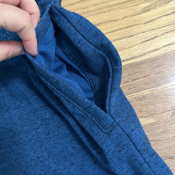 Under Armour Men's Rival Terry 6” Loose Fit Shorts, Royal Blue, Pull On, Large - Picture 5 of 12